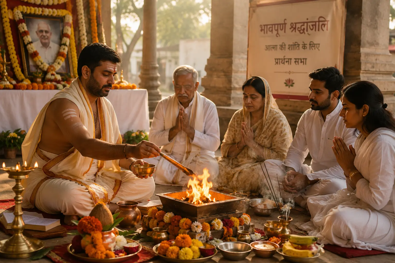 Religious funeral ceremonies performed by experienced priests
